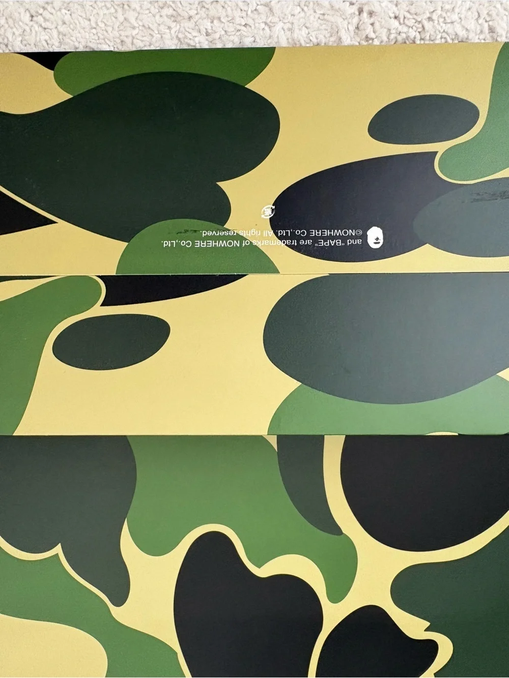 BAPE ape Camouflage Gift Shopping Bag - Green Camo - Picture 12 of 12
